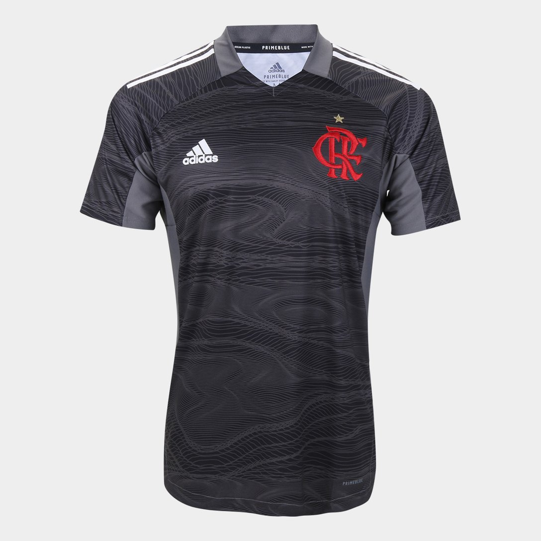 Camisa de Goleiro Flamengo II 21/22 Torcedor Adidas Masculina