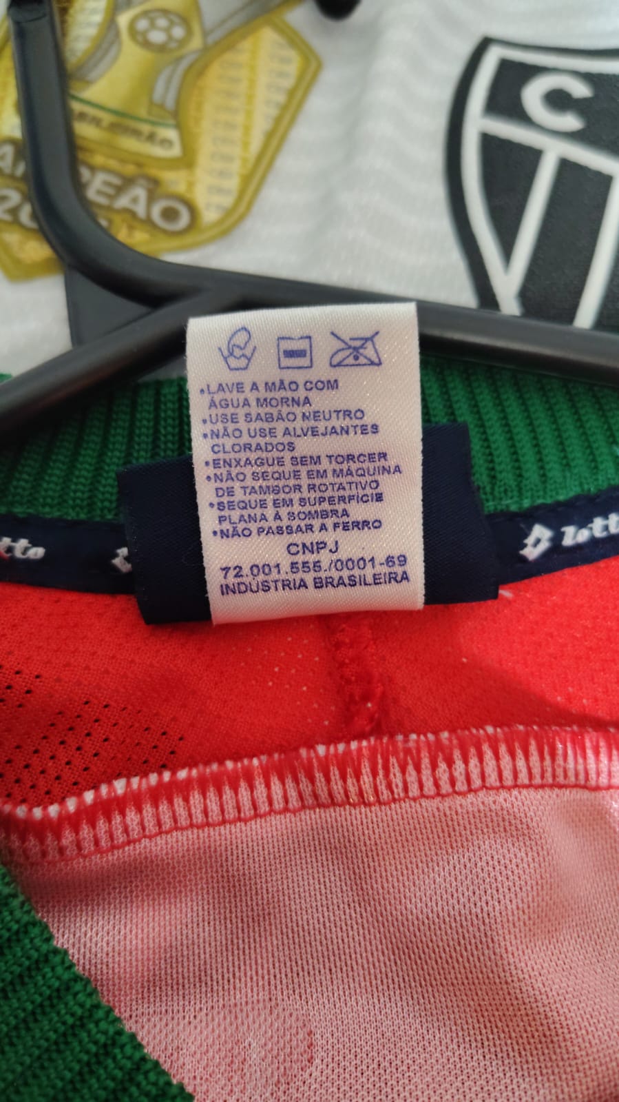 Camisa Portuguesa 2001 Alternativa Lotto Schincariol - Cléber 9