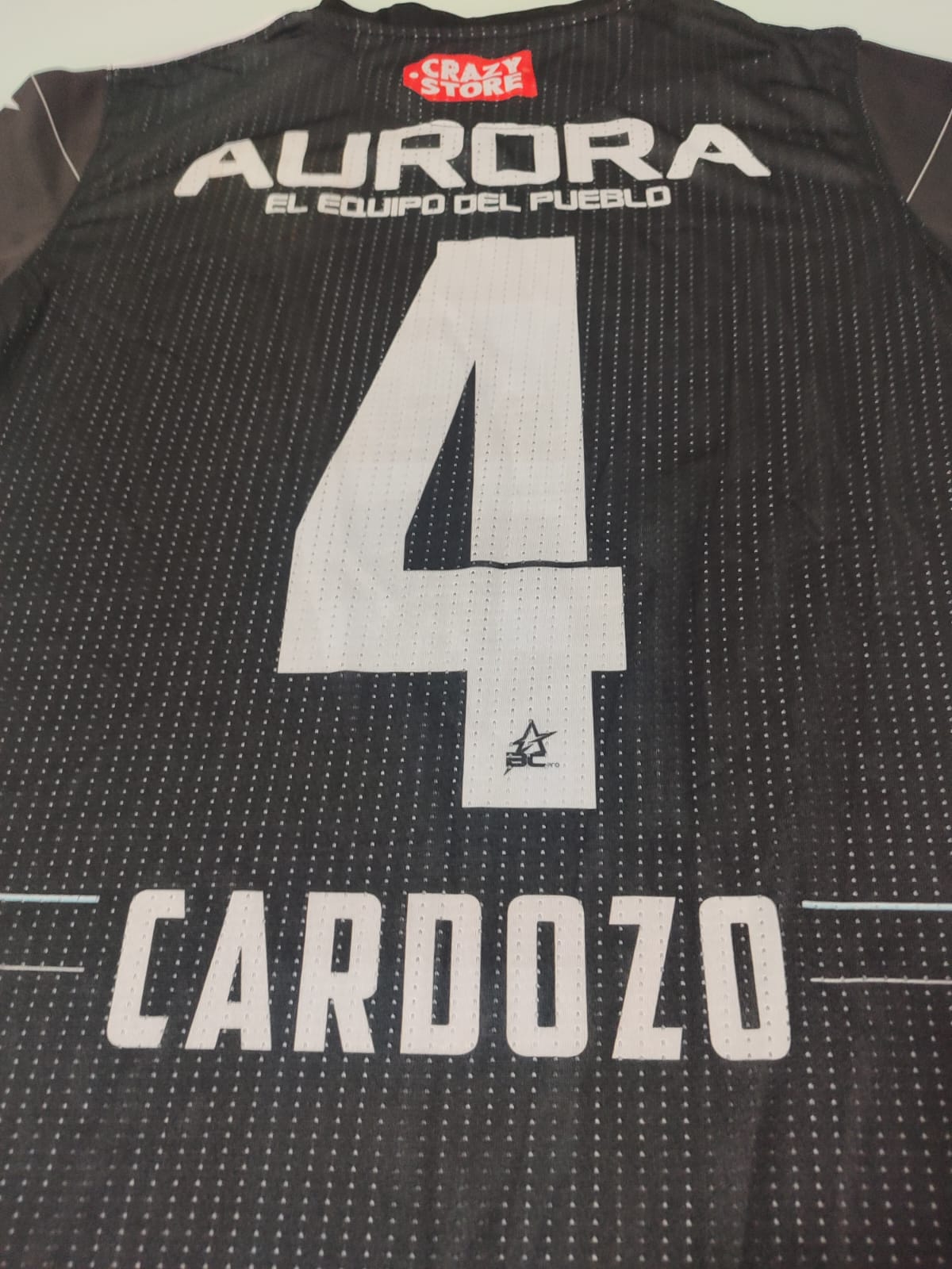 Camisa Aurora Visitante 2018 - #15 CALEB CARDOZO