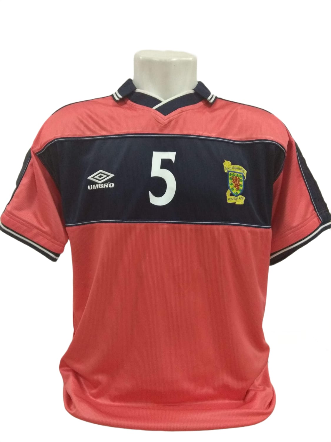 Camisa Escócia 1999/2000 - #5 Colin Hendry - De Jogador