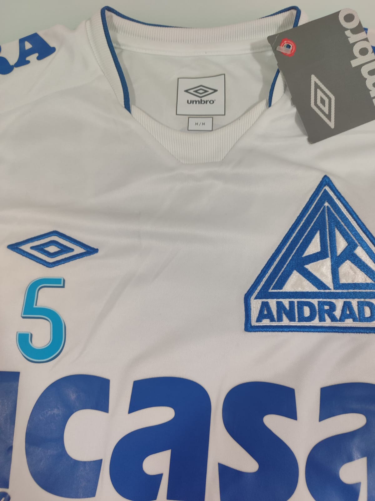 RARIDADE - CAMISA RIO BRANCO DE ANDRADAS – 2009 - DE JOGO!