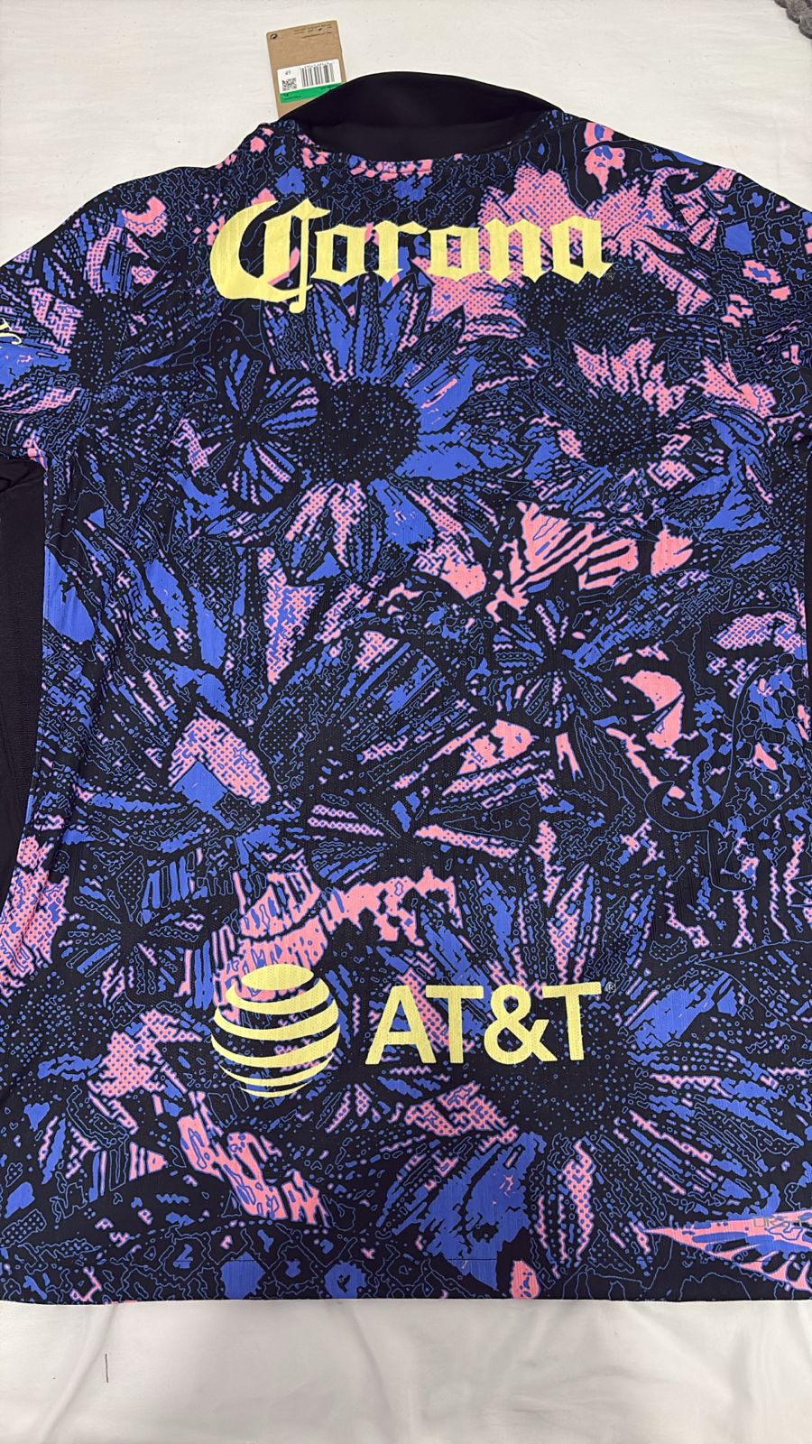 Camisa Club América Floral Azul e Rosa - Terceiro Uniforme Versão Jogador - Nike
