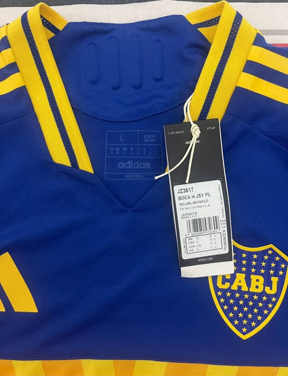 Camisa Boca Juniors Home 24/25 - VERSÃO JOGADOR - MANGA LONGA