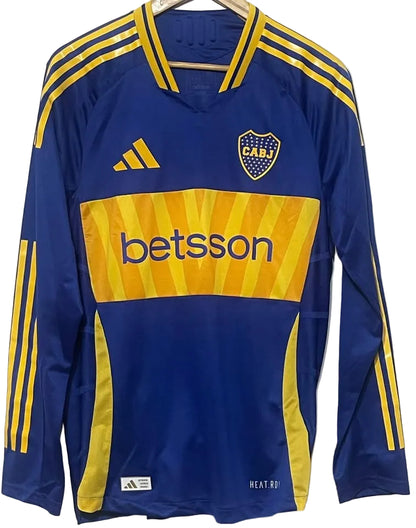 Boca Juniors Home 24/25 - VERSÃO JOGADOR - MANGA LONGA  *** ENCOMENDA ***