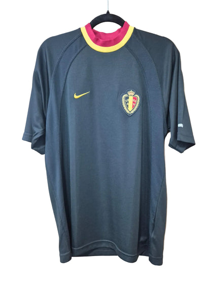Camisa de visitante da Seleção da Bélgica (2000-2002)