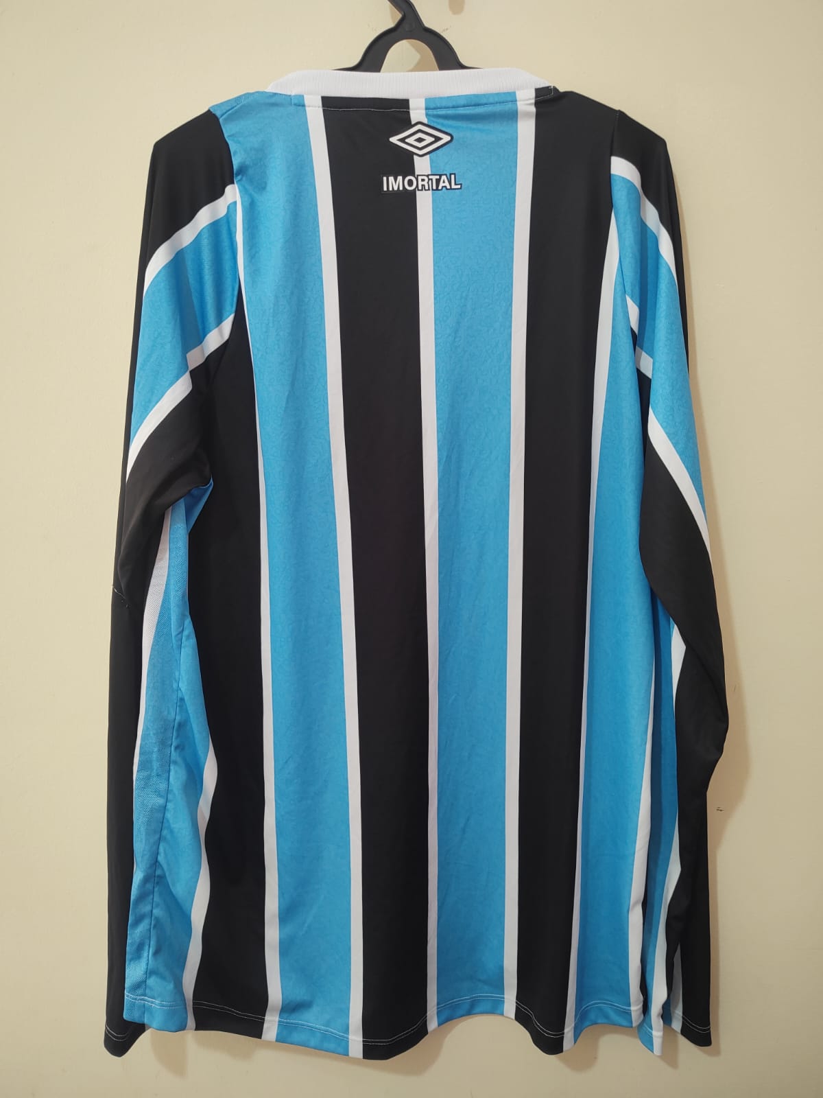Camisa Manga comprida Masculina Umbro Grêmio Oficial 1 2024 (Classic S/N)