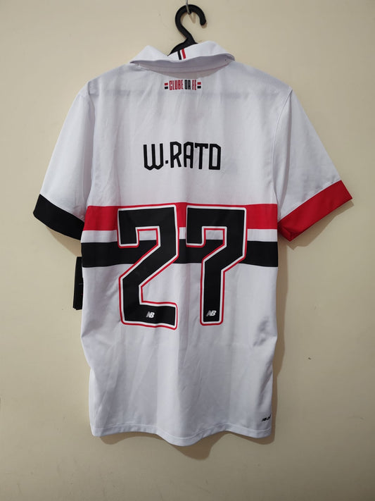Camisa Home São Paulo FC 2024 - Versão Torcedor Home W. Rato 27
