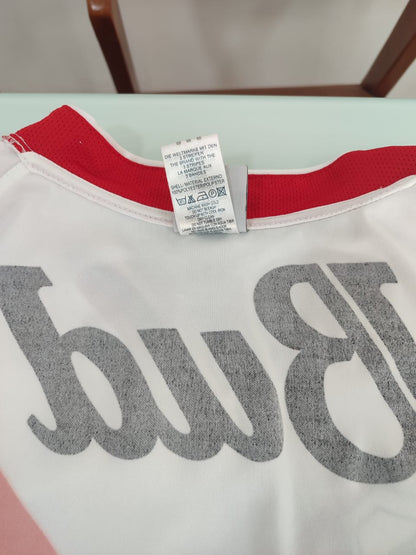 Camisa River Plate Home 2004/05 adidas – #10 Marcelo Gallardo – Mangas Longas – Versão Jogador – Tamanho GG