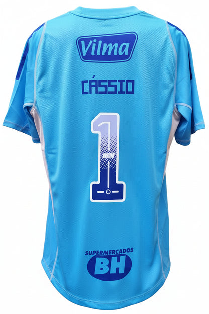 Camisas Goleiro Cruzeiro 2025 Versão Jogador Azul
