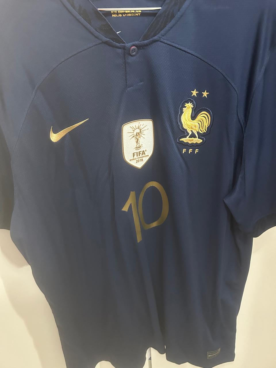 Camisa World Cup Final França 2022 - Mbappé