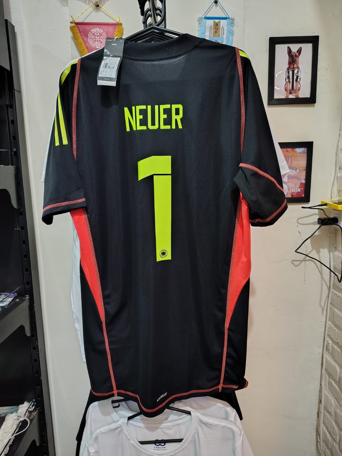 Camisas Alemanha · Goleiro · Preta 2025 - Slim fit
