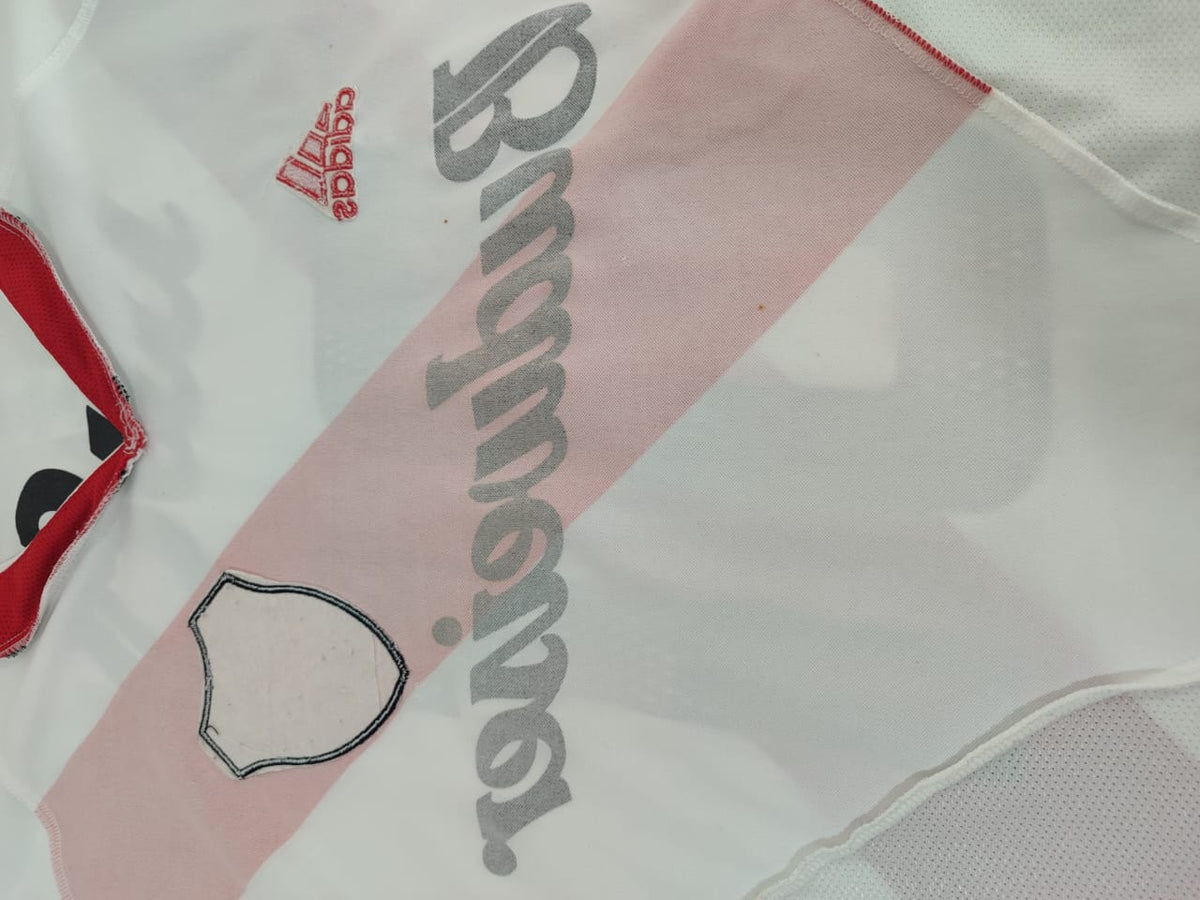 Camisa River Plate Home 2004/05 adidas – #10 Marcelo Gallardo – Mangas Longas – Versão Jogador – Tamanho GG