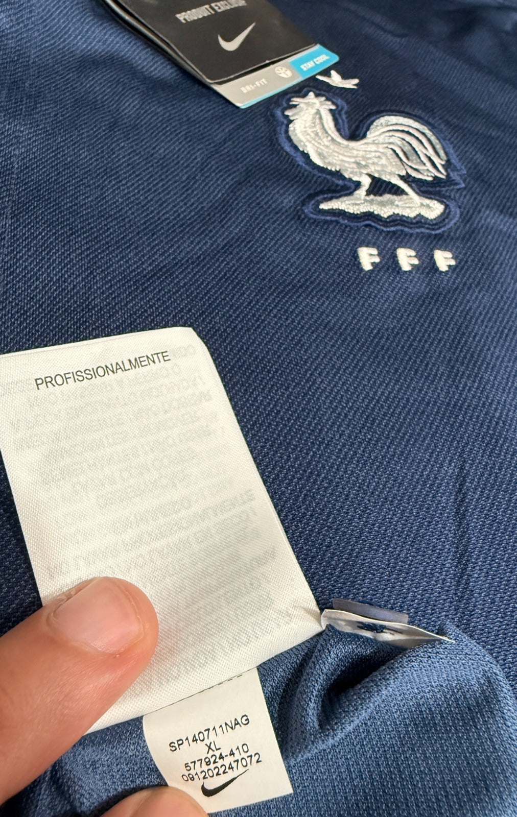 CAMISA DA SELEÇÃO DA FRANÇA 2014/15 HOME JOGADOR - ORIGINAL