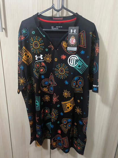 Camisa Toluca Third 2022 Under Armour Día de Muertos – frente
