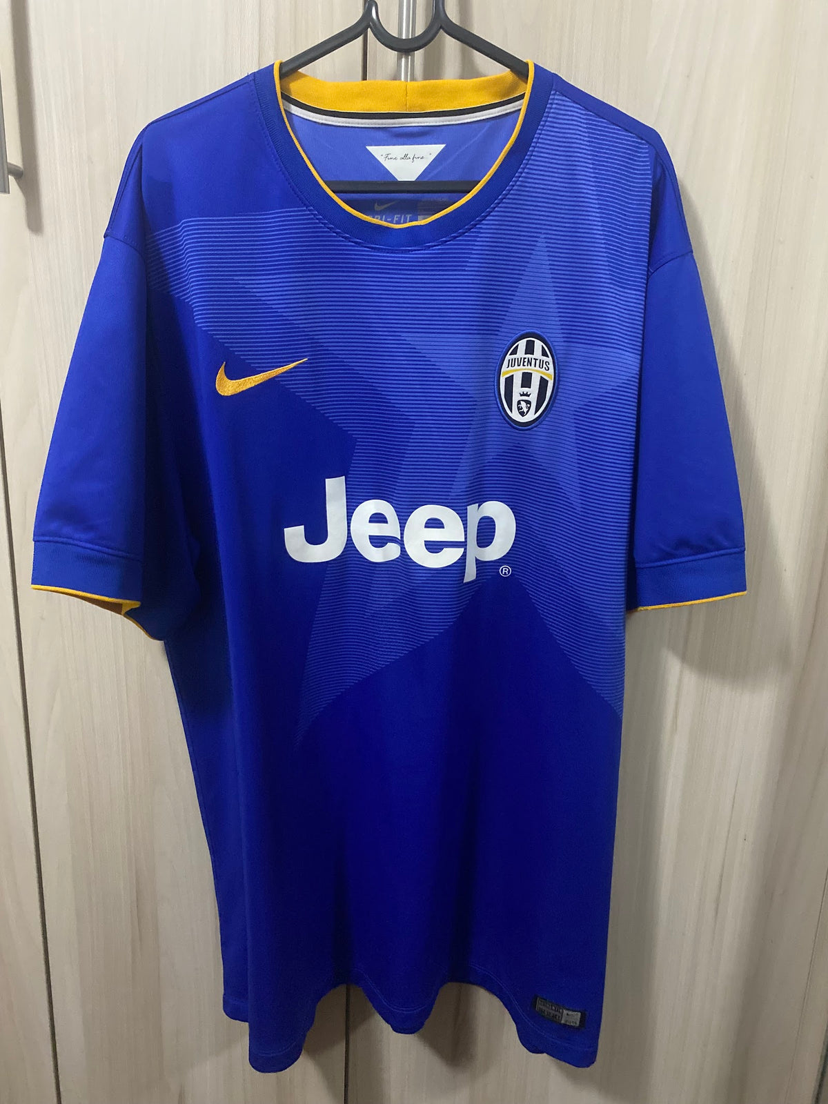 Camisa Juventus Away 2014/15 Nike azul – frente