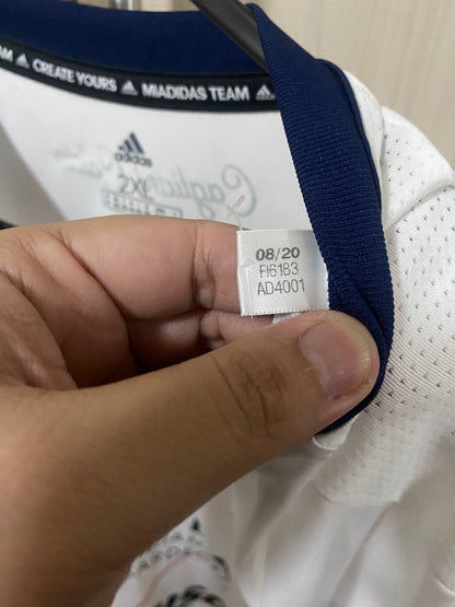 Camisa Cagliari 2020/21 – etiqueta interna adidas