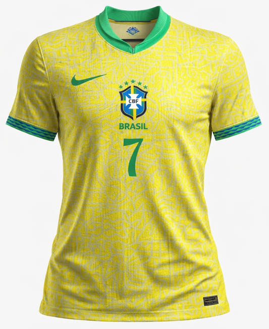 Camisa Seleção Brasil 2025 - Modelo JOGADOR PROFESSIONAL