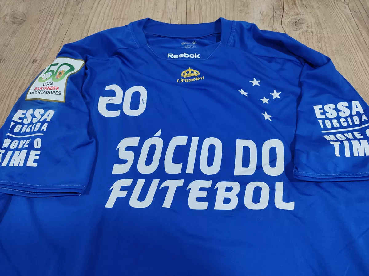 Espetacular Camisa Cruzeiro - De Jogo - Libertadores 50 Anos