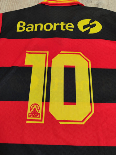 Espetacular Camisa Do Sport Recife - Finta - 1993 - Banorte (Usado)