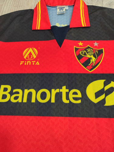 Espetacular Camisa Do Sport Recife - Finta - 1993 - Banorte (Usado)