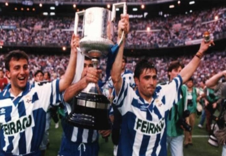 Rare Deportivo La Coruña 1992/93/94 Shirt - Classic by Umbro
