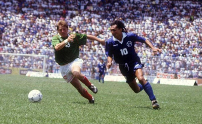 Rare El Salvador National Team Shirt Used - Game 1992/1993