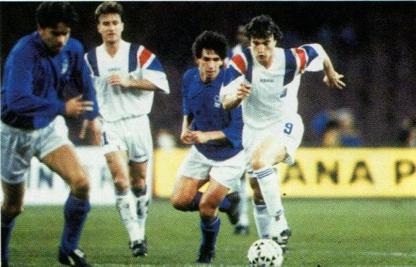 Camisa França 1992 Away Adidas Vintage Cantona #18 Rara G