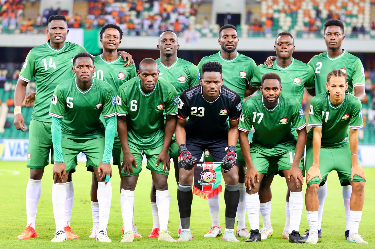 CAMISA SELEÇÃO DO QUÊNIA AWAY (VERDE) 2025