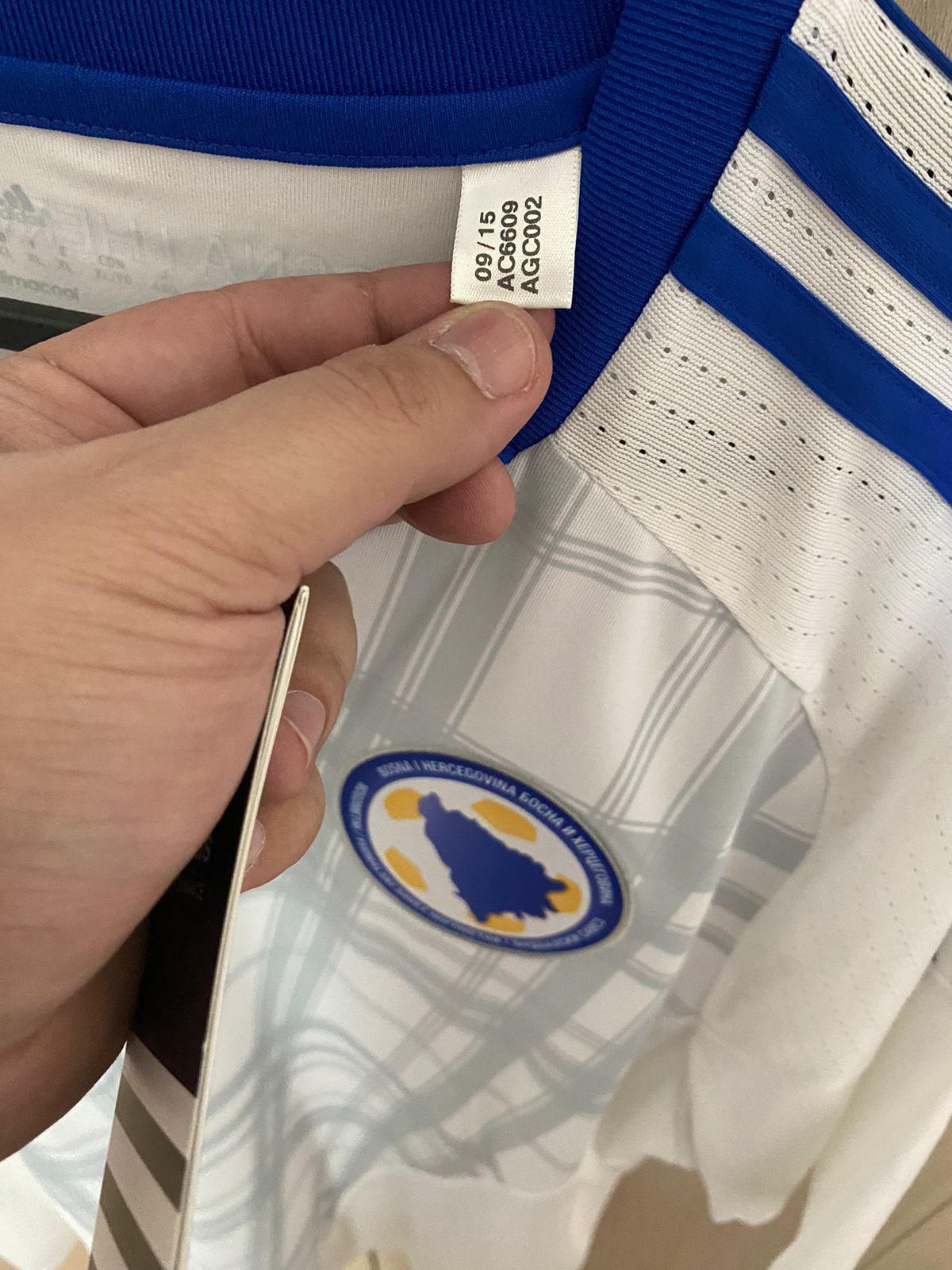 Camisa Bosnia Herzegovina away 2015 - tamanho GG