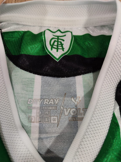 Men's Game 3 2023 América Mineiro Black and Green Volt 3 Shirt