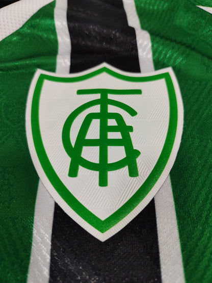 Men's Game 3 2023 América Mineiro Black and Green Volt 3 Shirt