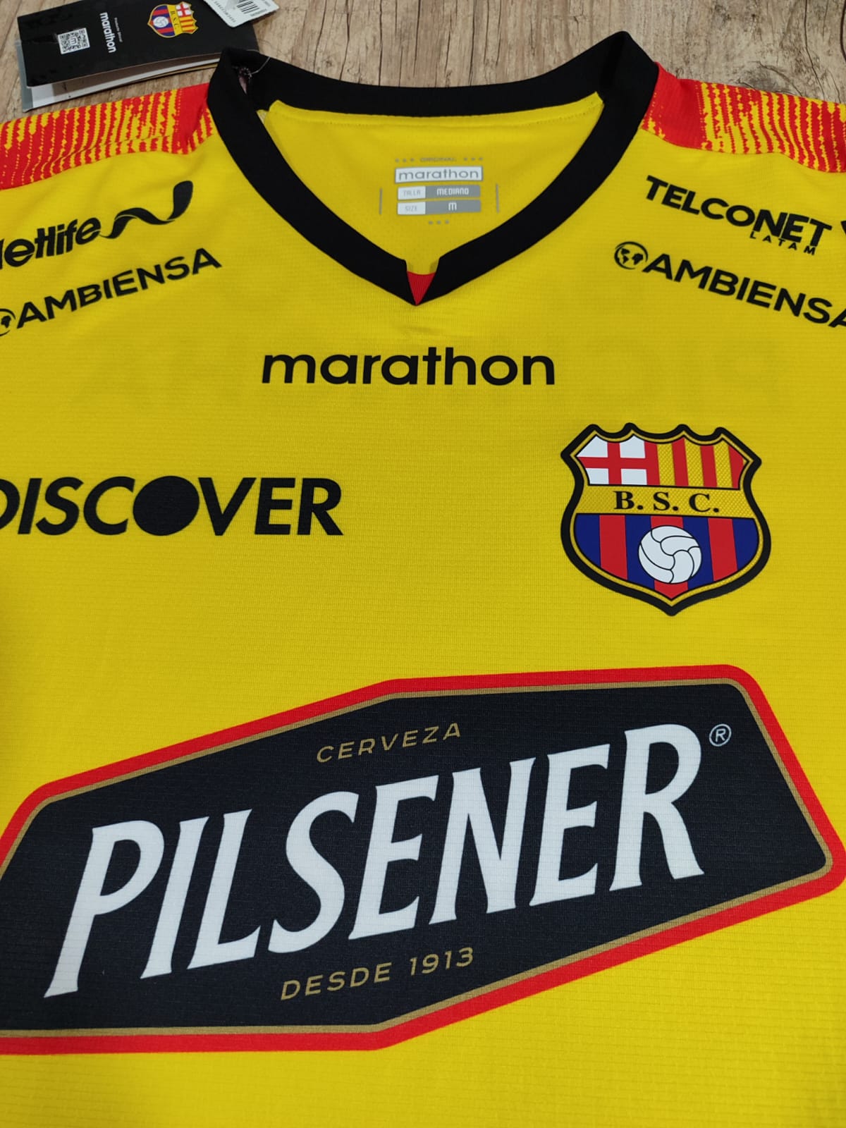 Official Barcelona SC 2024 Home Shirt – New with Tag size M
