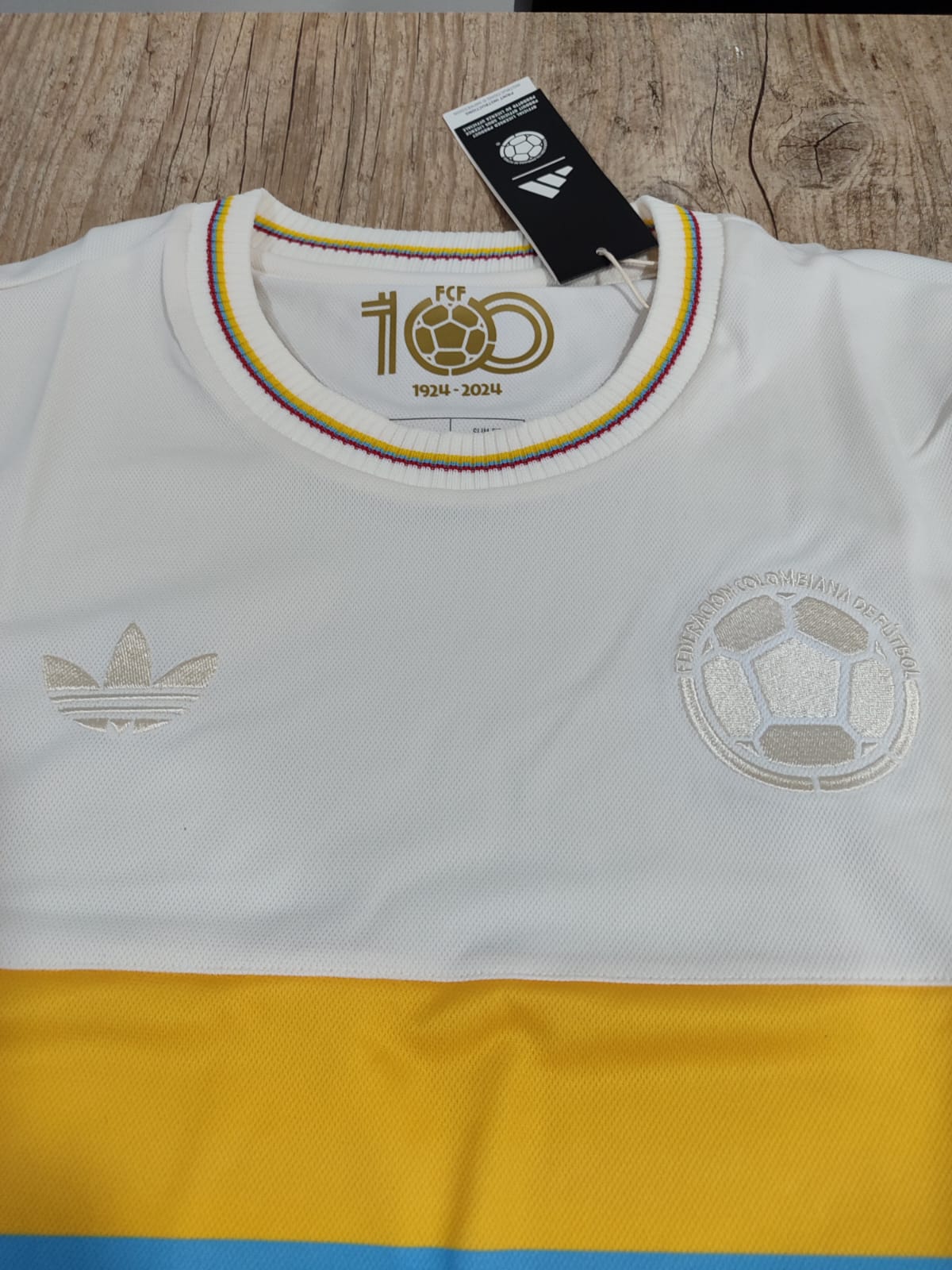 Camisa Comemorativa da Colômbia 2024 100 anos