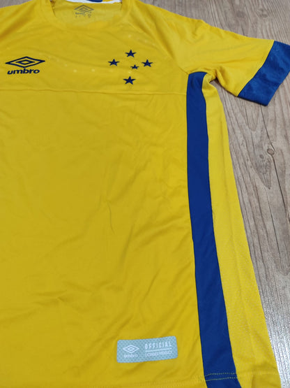 Camisa Oficial Cruzeiro Goleiro amarela 2018
