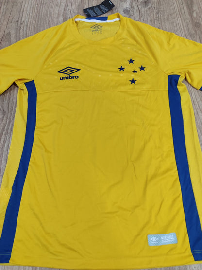 Camisa Oficial Cruzeiro Goleiro amarela 2018