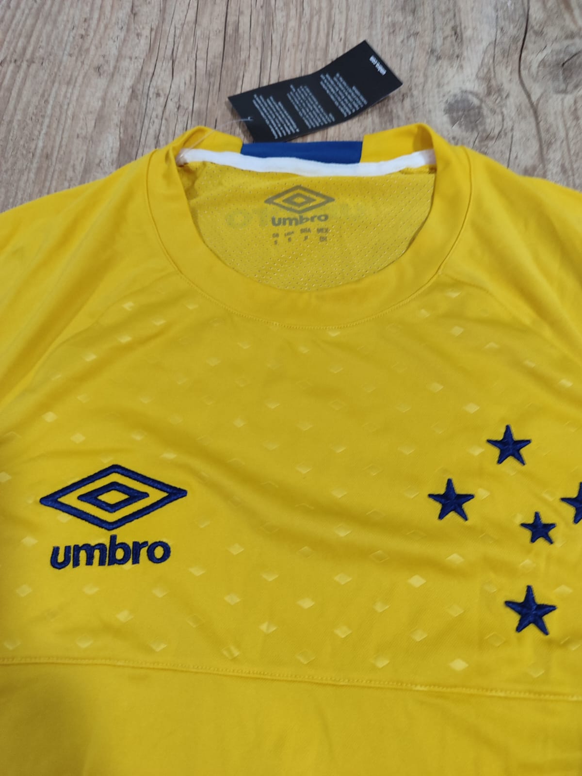 Camisa Oficial Cruzeiro Goleiro amarela 2018