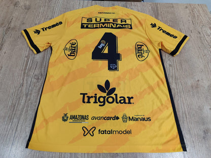 Camiseta de Jogo Amazonas FC 2024 – Número 4 "Miranda" – Tamanho M