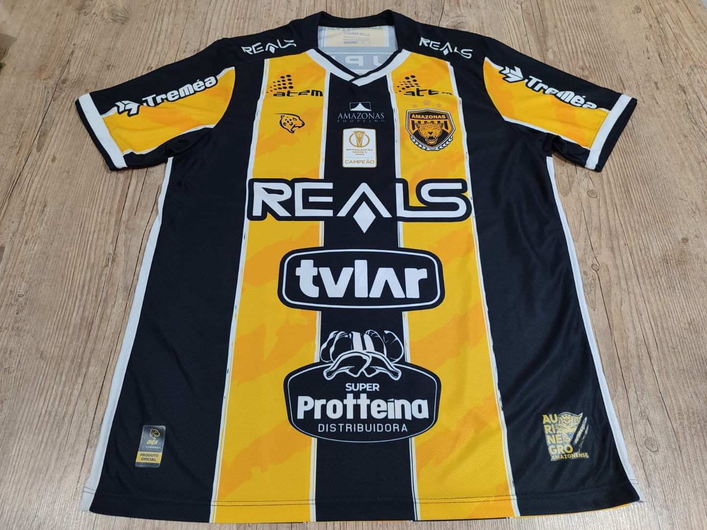 Camiseta de Jogo Amazonas FC 2024 – Quarta Camisa – Número 3 – Tamanho G