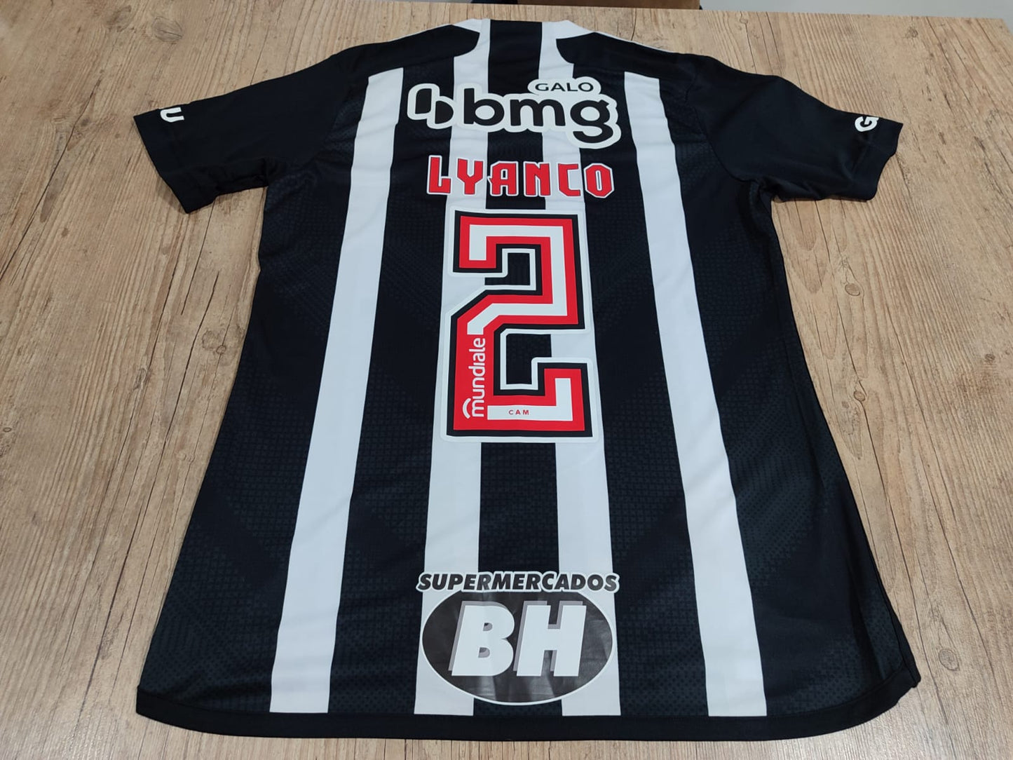 Camiseta de Jogo Atlético Mineiro – Libertadores  "Lyanco" – Tamanho M