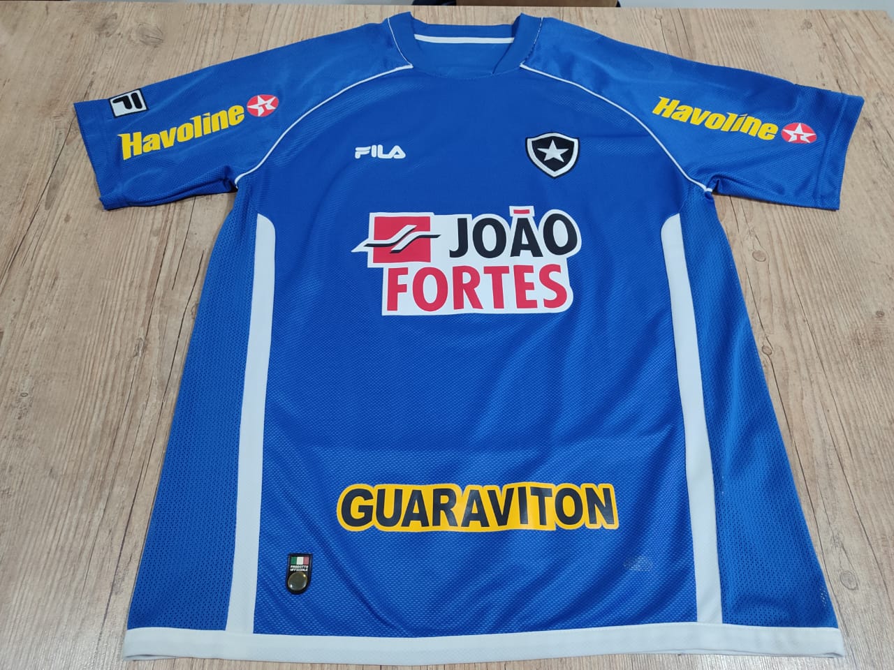 Camiseta de Jogo Botafogo 2011 – Goleiro – "Jefferson" – Tamanho G