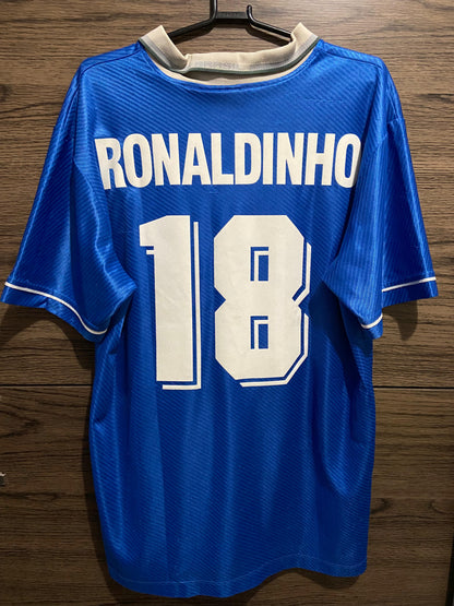 Camisa Brasil Umbro 1996 – Modelo Olimpíadas Personalizada Ronaldinho #20