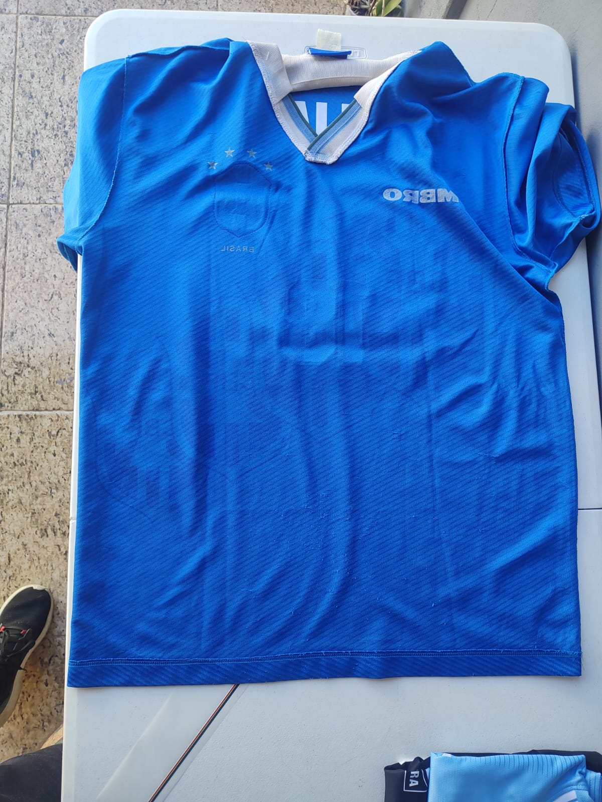 Camisa Brasil Umbro 1996 – Modelo Olimpíadas Personalizada Ronaldinho #20