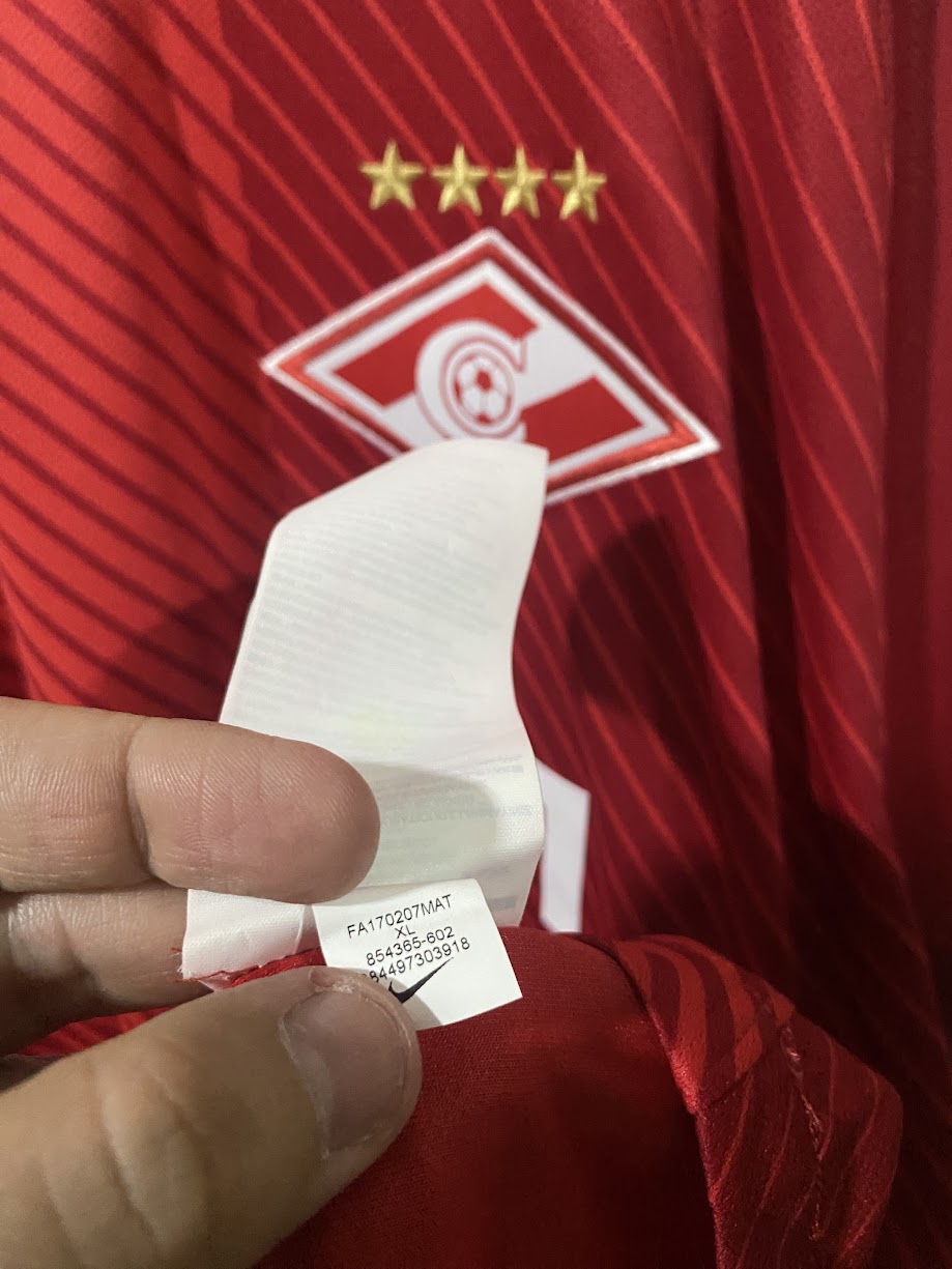 Camisa Spartak Moscou Rússia Home 2018