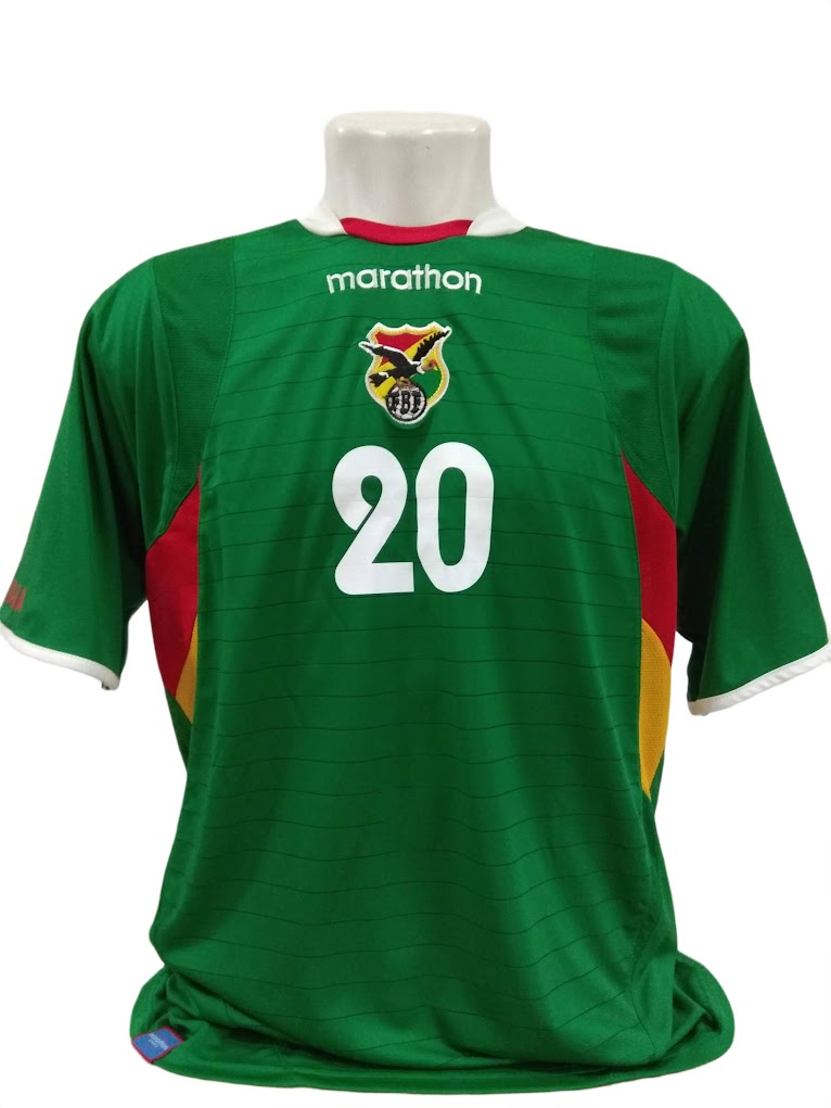 Camisa Bolívia 2008/2010 - #20 Pablo Escobar - De Jogador