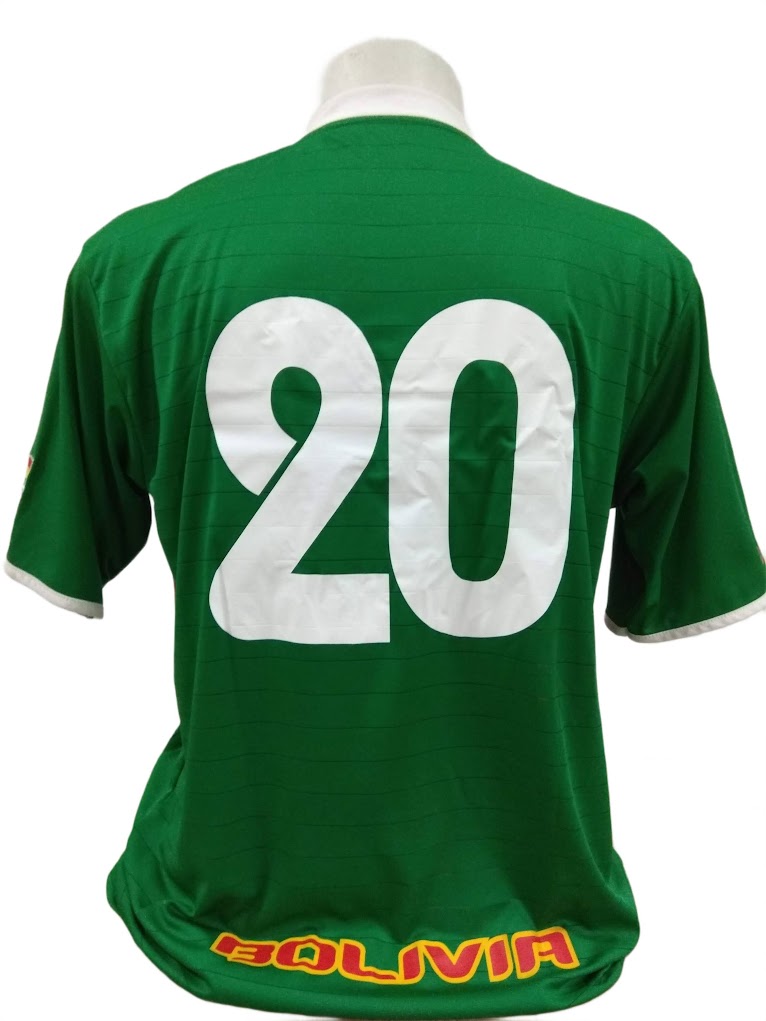 Camisa Bolívia 2008/2010 - #20 Pablo Escobar - De Jogador