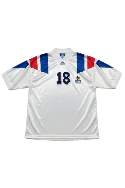 Camisa França 1992 Away Adidas Vintage Cantona #18 Rara G