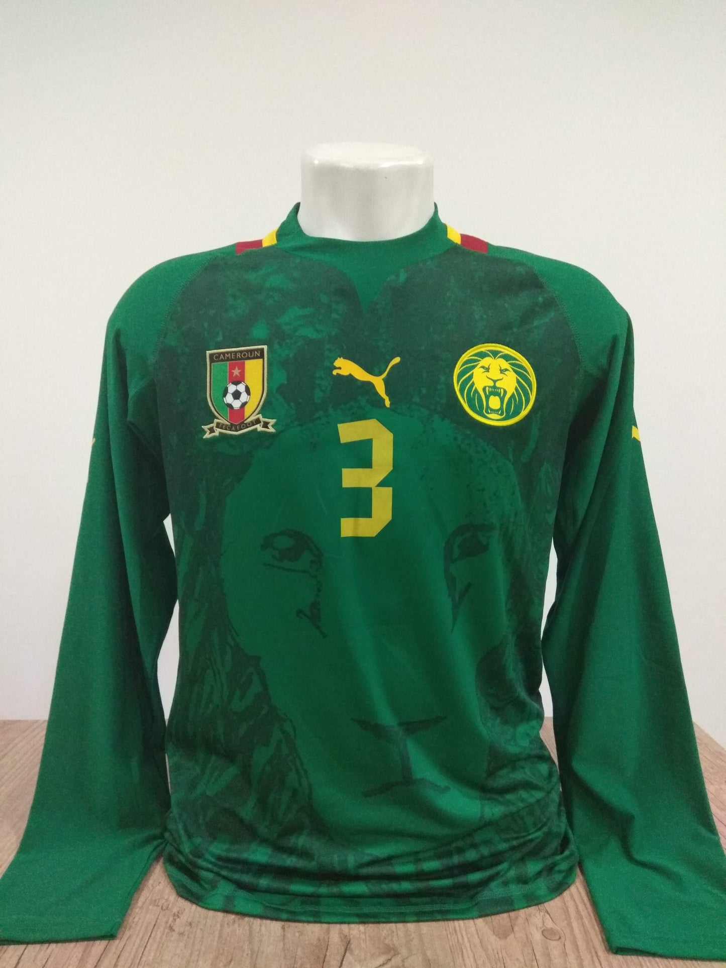 Camisa Camarões 2011 Puma Jogador N'Koulou #3 Rara
