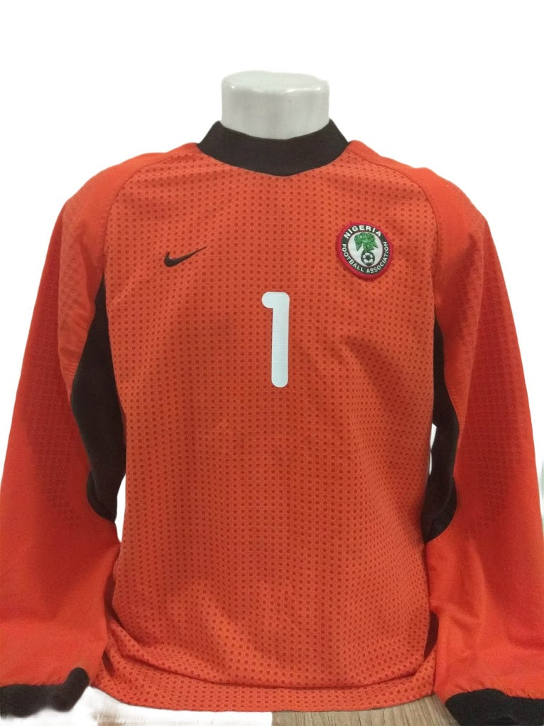 Raríssima Camisa Nigéria Goleiro 2000/2002 - #1 Ike Shorunmu - de Coleção
