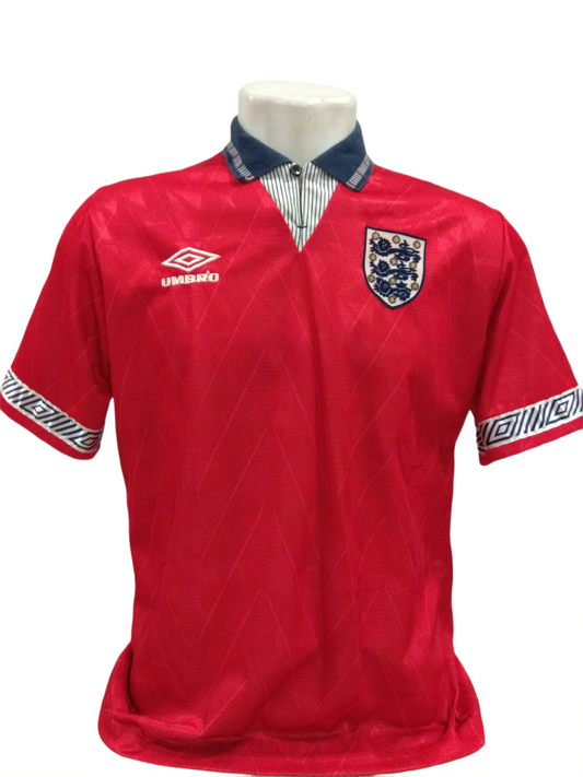 Camisa Inglaterra 1990 Away Umbro Vintage Lineker #10 Rara G