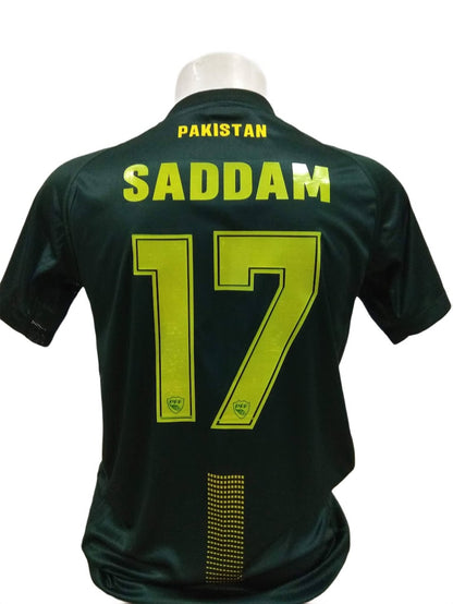 Raríssima Camisa Paquistão Third 2018 - #17 Saddam Hussain - de Coleção